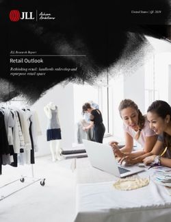 Retail Outlook Rethinking retail: landlords redevelop and repurpose retail space - United States | Q1 2019 - JLL