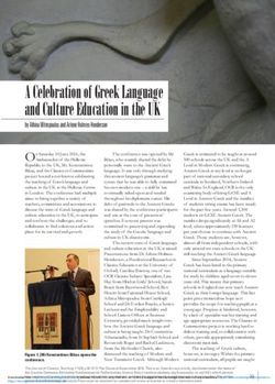 A Celebration of Greek Language and Culture Education in the UK