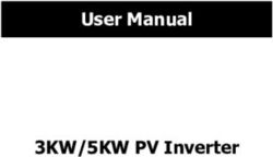 User Manual 3KW/5KW PV Inverter