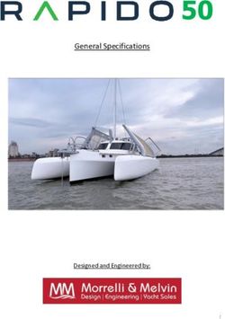 50 Rapido 50 Trimaran - General Specifications - Rapido Trimarans