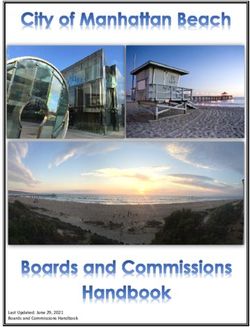 Last Updated: June 29, 2021 Boards and Commissions Handbook - City of ...