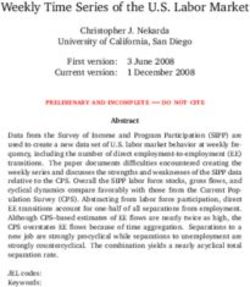 Weekly Time Series of the U.S. Labor Market