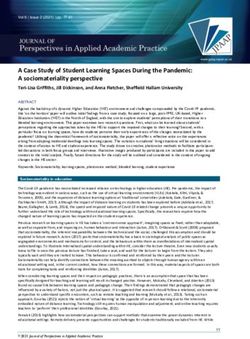 A Case Study of Student Learning Spaces During the Pandemic: A sociomateriality perspective