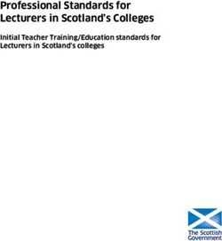 Professional Standards for Lecturers in Scotland's Colleges - Initial Teacher Training/Education standards for Lecturers in Scotland's colleges