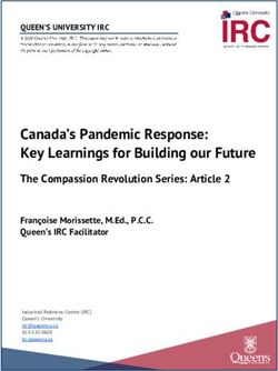 Canada's Pandemic Response: Key Learnings for Building our Future