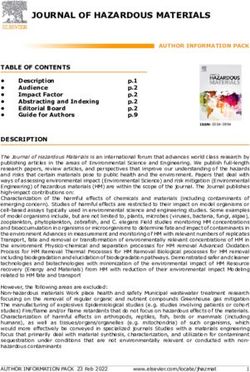 JOURNAL OF HAZARDOUS MATERIALS - Elsevier