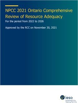 NPCC 2021 Ontario Comprehensive Review of Resource Adequacy - For the period from 2022 to 2026 Approved by the RCC on November 30, 2021