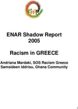 ENAR Shadow Report 2005 Racism in GREECE - Andriana Mardaki, SOS Racism Greece Samsideen Iddrisu, Ghana Community