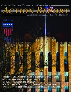 Action Report - Greater Yakima Chamber of Commerce