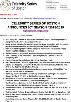 CELEBRITY SERIES OF BOSTON - ANNOUNCES 80th SEASON | 2018-2019 - AWS