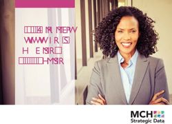 K-12 Principals' Assessment of Education: 2018 Edition - MCH Strategic Data