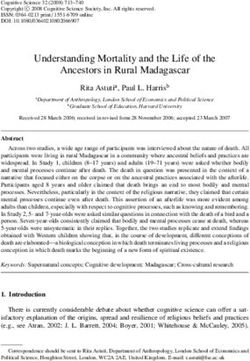 Understanding Mortality and the Life of the Ancestors in Rural Madagascar