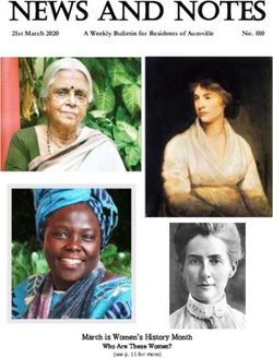 NEWS and NOTES - March is Women's History Month - Auroville