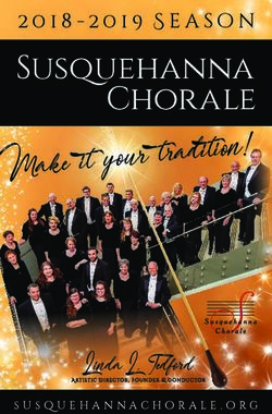 Make i ion ! t you r t radi - Susquehanna Chorale