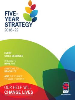FIVE- YEAR STRATEGY 2018-22 - OUR HELP WILL - The Smith Family