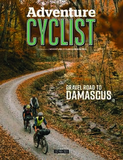 DAMASCUS10 OCT/NOV 2020 - a publication of ADVENTURE CYCLING ASSOCIATION