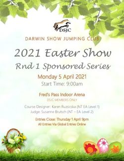 2021 Easter Show - Darwin Show Jumping Club