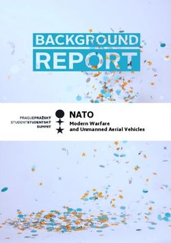 NATO Modern Warfare and Unmanned Aerial Vehicles