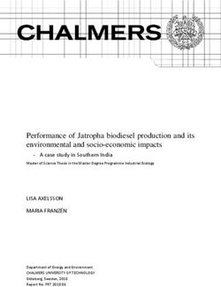 Performance of Jatropha biodiesel production and its environmental and socio-economic impacts