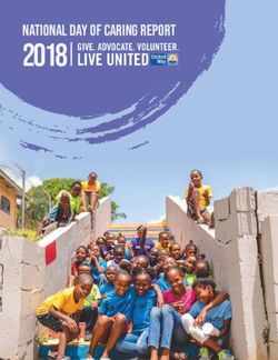 2018 National Day of Caring report - United Way Trinidad and Tobago