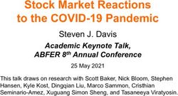 Stock Market Reactions to the COVID-19 Pandemic