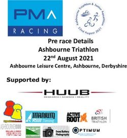 Pre race Details Ashbourne Triathlon 22nd August 2021 - Ashbourne Leisure Centre, Ashbourne, Derbyshire