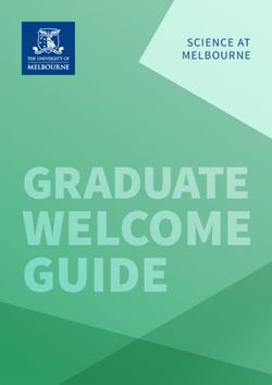 SCIENCE AT MELBOURNE - University of Melbourne