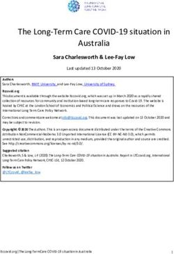The Long-Term Care COVID-19 situation in Australia
