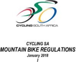 MOUNTAIN BIKE REGULATIONS - CYCLING SA I January 2018 - Squarespace