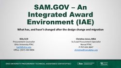 SAM.GOV - An Integrated Award Environment (IAE) - DAU
