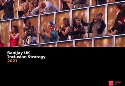 Banijay UK Inclusion Strategy 2021 - Endemol Shine UK