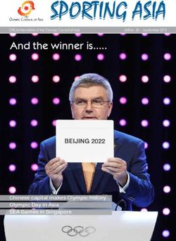 And the winner is . - Chinese capital makes Olympic history Olympic Day in Asia SEA Games in Singapore - Olympic Council of Asia