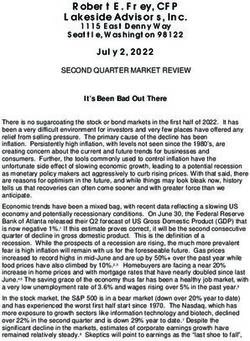 It's Been Bad Out There - SECOND QUARTER MARKET REVIEW