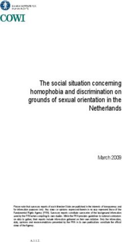 The social situation concerning homophobia and discrimination on grounds of sexual orientation in the Netherlands