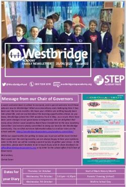 Message from our Chair of Governors - Westbridge Academy