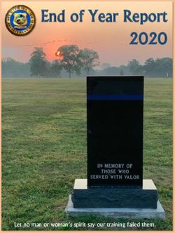 End of Year Report 2020 - IN.gov