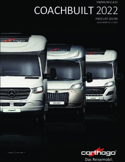 COACHBUILT 2022 PREMIUM CLASS PRICE LIST 22.2 EN - VALID FROM 10.11.2021 - Carthago