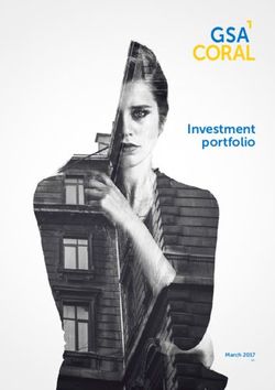 Investment portfolio - March 2017 - GSA Coral