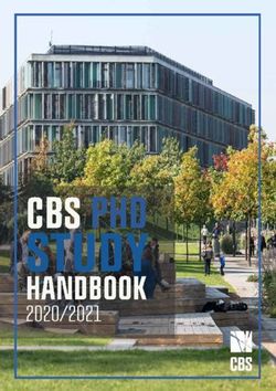 STUDY CBS PHD - Copenhagen Business School