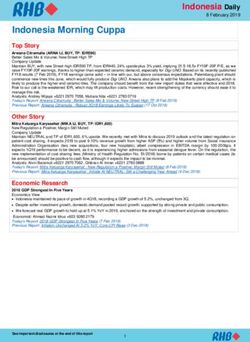 Indonesia Morning Cuppa - RHB TradeSmart