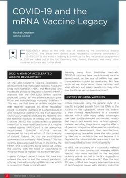 COVID-19 and the mRNA Vaccine Legacy