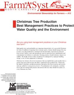 Christmas Tree Production Best Management Practices to Protect Water Quality and the Environment