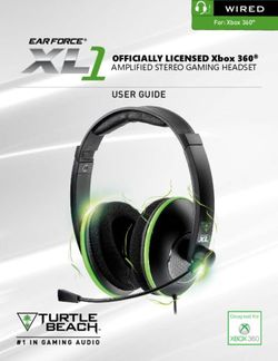 WIRED OFFICIALLY LICENSED Xbox 360 - AMPLIFIED STEREO GAMING HEADSET