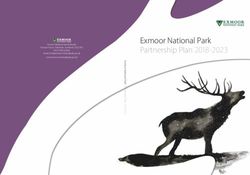Exmoor National Park Partnership Plan 2018-2023 - Exmoor National Park Authority Exmoor House, Dulverton, Somerset, TA22 9HL Tel: 01398 323665 ...