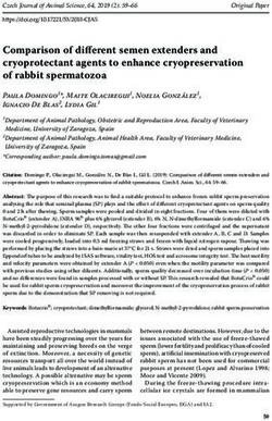 Comparison of different semen extenders and cryoprotectant agents to enhance cryopreservation of rabbit spermatozoa