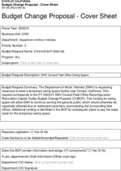 Budget Change Proposal - Cover Sheet - CA.gov