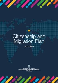 Citizenship and Migration Plan 2017-2020 - DIXIT Centre de ...