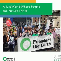 A Just World Where People and Nature Thrive