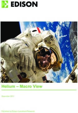Helium - Macro View December 2017 Published by Edison Investment Research - North American Helium
