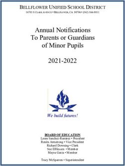 Annual Notifications To Parents or Guardians of Minor Pupils 2021-2022